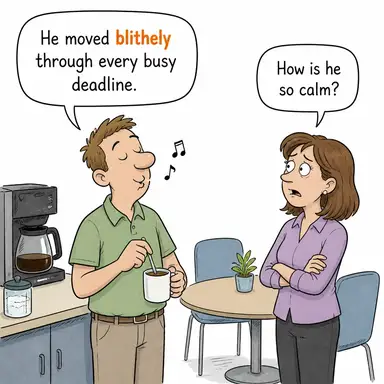 blithely karikatür