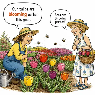 blooming karikatür
