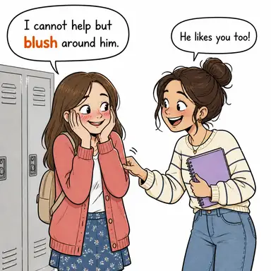 blush karikatür