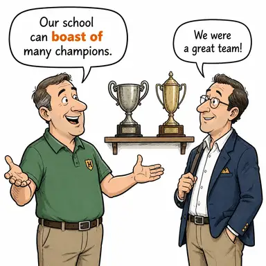 boast of karikatür