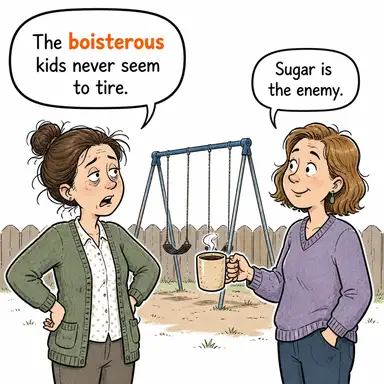 boisterous karikatür
