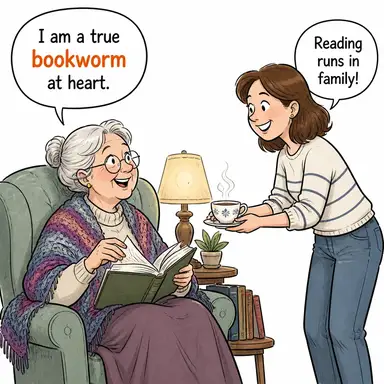 bookworm karikatür