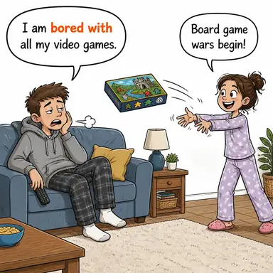 bored with karikatür