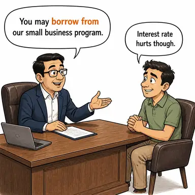 borrow from karikatür