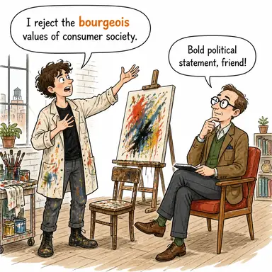 bourgeois karikatür