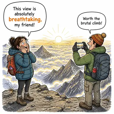breathtaking karikatür