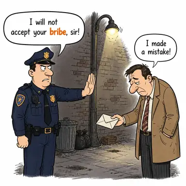 bribe karikatür