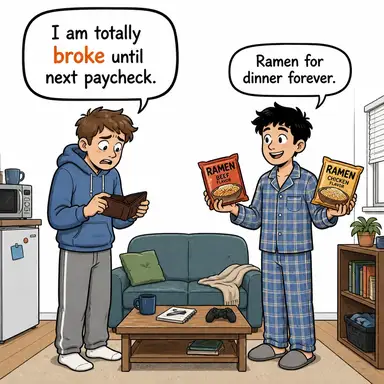broke karikatür