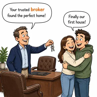 broker karikatür