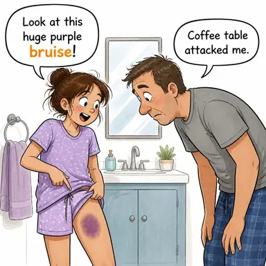 bruise karikatür