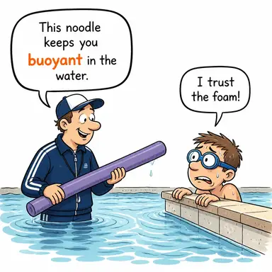 buoyant karikatür