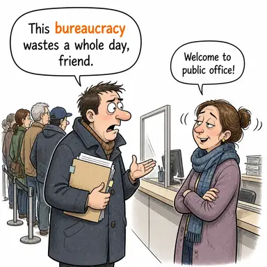 bureaucracy karikatür