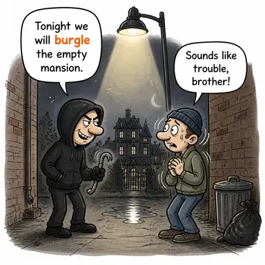 burgle karikatür