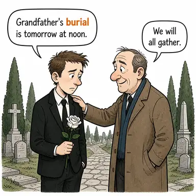 burial karikatür