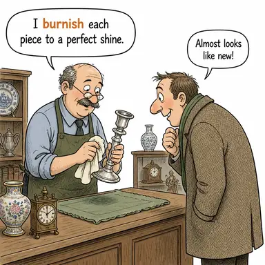burnish karikatür