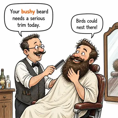bushy karikatür
