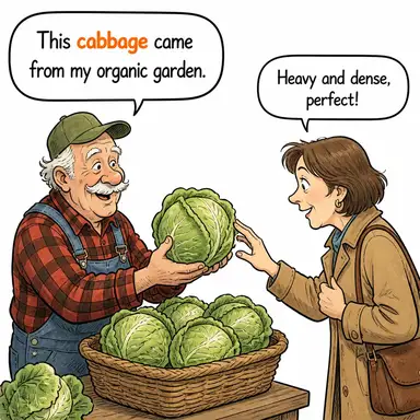 cabbage karikatür