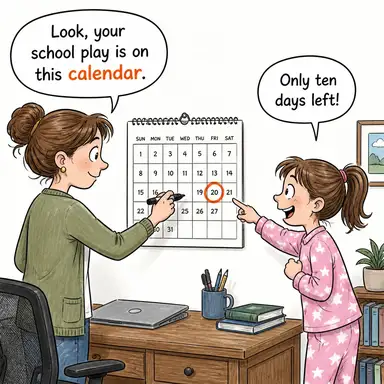 calendar karikatür