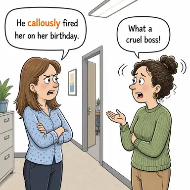 callously karikatür