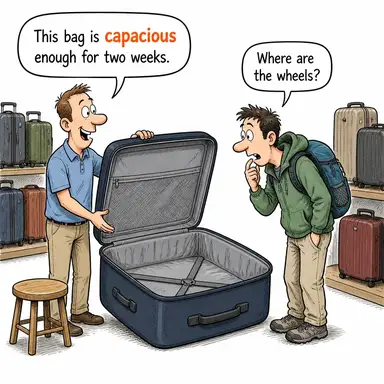 capacious karikatür