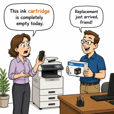 cartridge karikatür