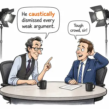 caustically karikatür