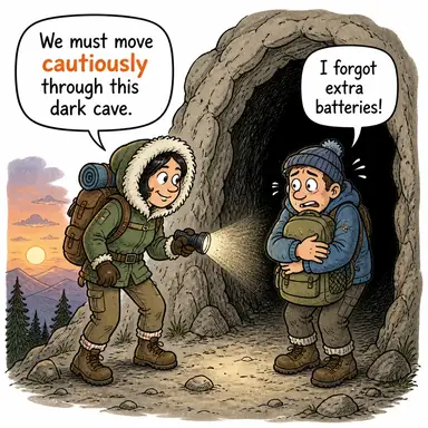 cautiously karikatür
