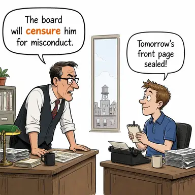 censure karikatür