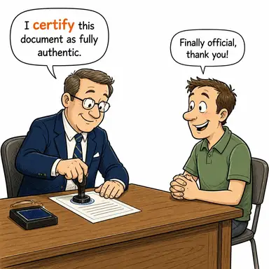 certify karikatür