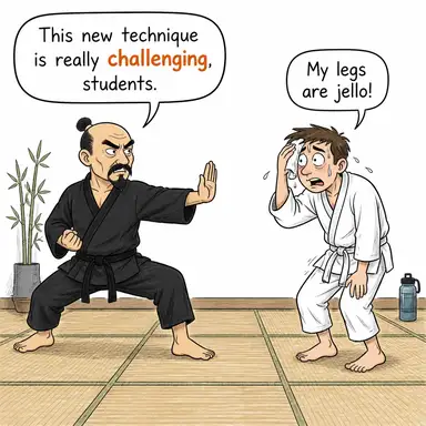 challenging karikatür