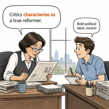 characterize as karikatür