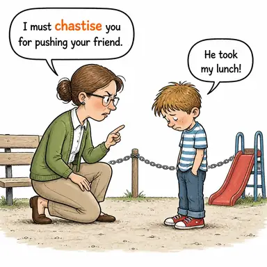 chastise karikatür