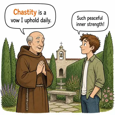 chastity karikatür
