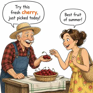 cherry karikatür