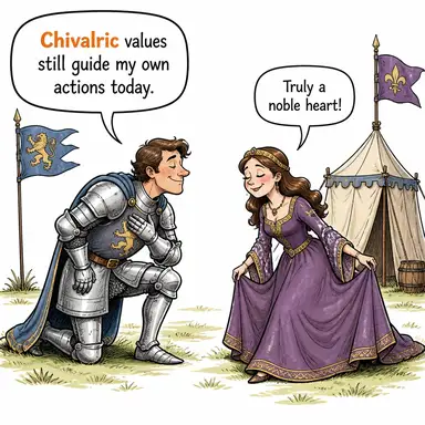 chivalric karikatür