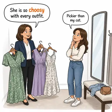 choosy karikatür