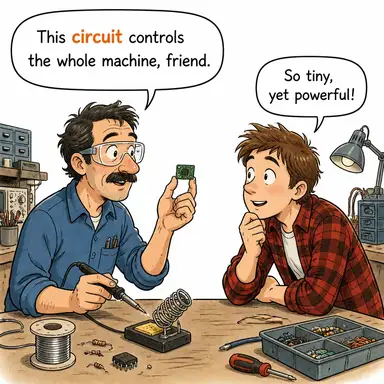 circuit karikatür