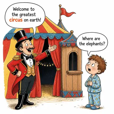 circus karikatür