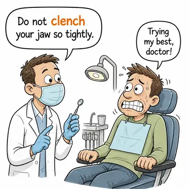 clench karikatür