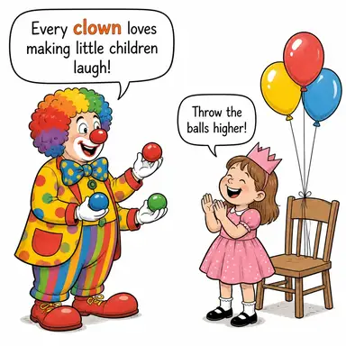clown karikatür
