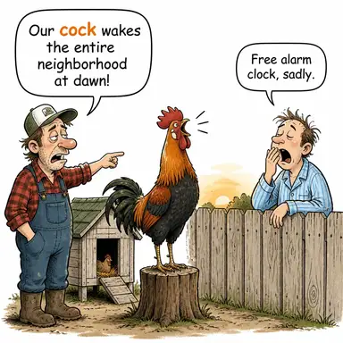 cock karikatür