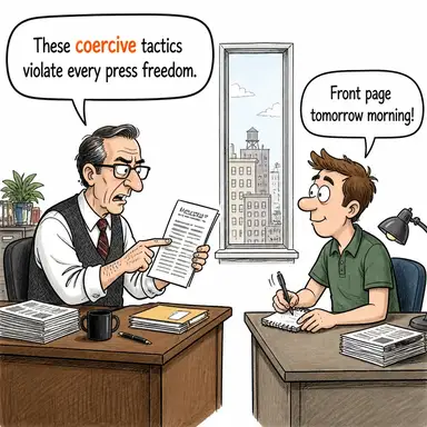 coercive karikatür