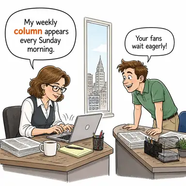 column karikatür