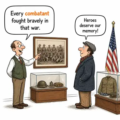 combatant karikatür