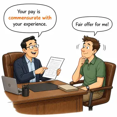 commensurate with karikatür