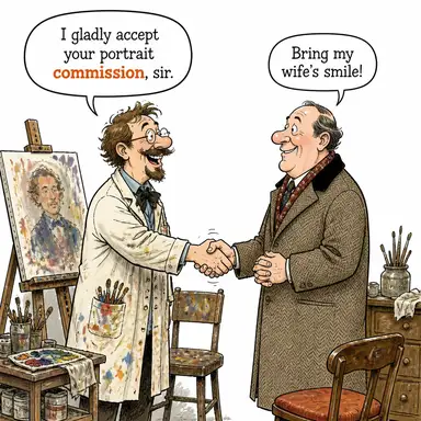 commission karikatür