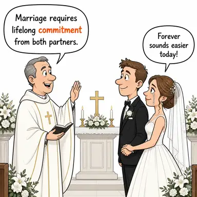 commitment karikatür