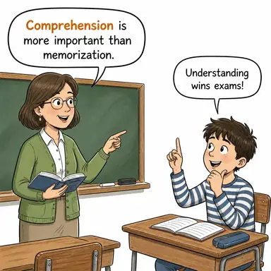 comprehension karikatür