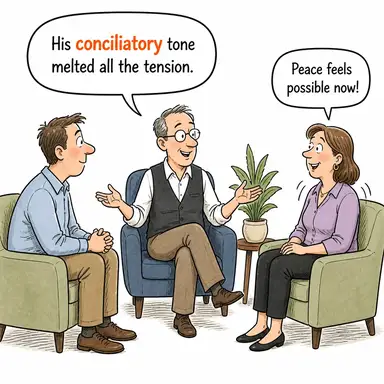 conciliatory karikatür