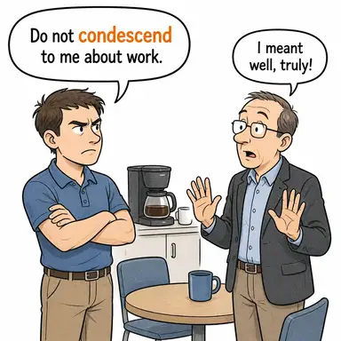 condescend karikatür